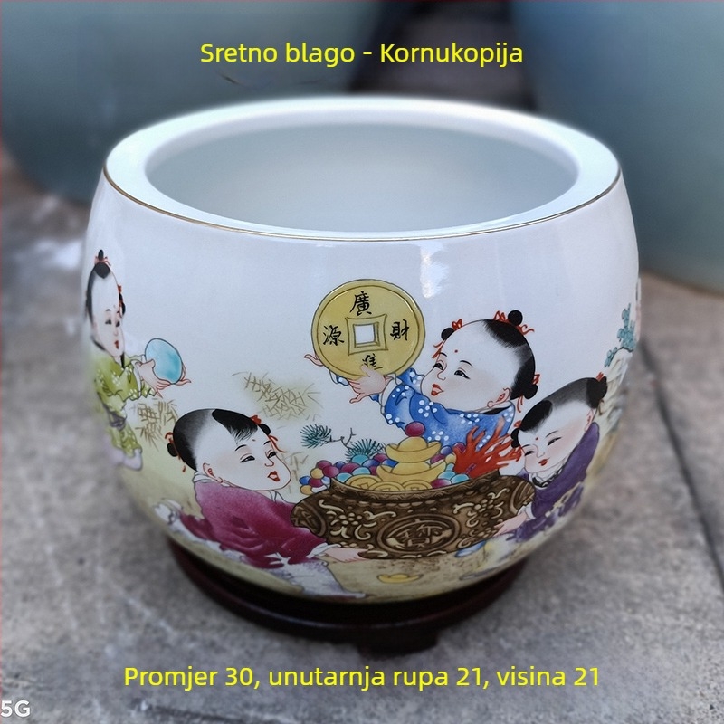 Kornukopija ukras za dnevni boravak i ulaz, akvarij i hidroponske posude, Feng Shui sreća; Materijal: plastika, smola; Kategorija: Drugo; Stil: Drugo