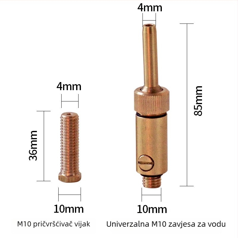 Duza za vodenu zavjesu - navojni kabel s ventilom, nehrđajući čelik, za fontane, Huankang