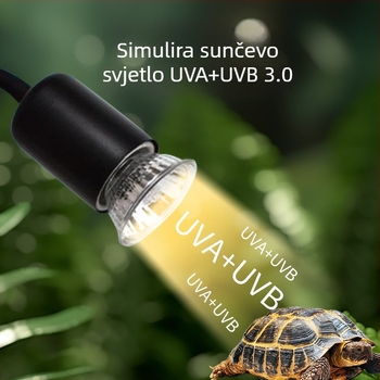 Lingling Lampa za Kornjače — Osvjetljenje s potpunim spektromom za penjačke kućne ljubimce, 1 kg