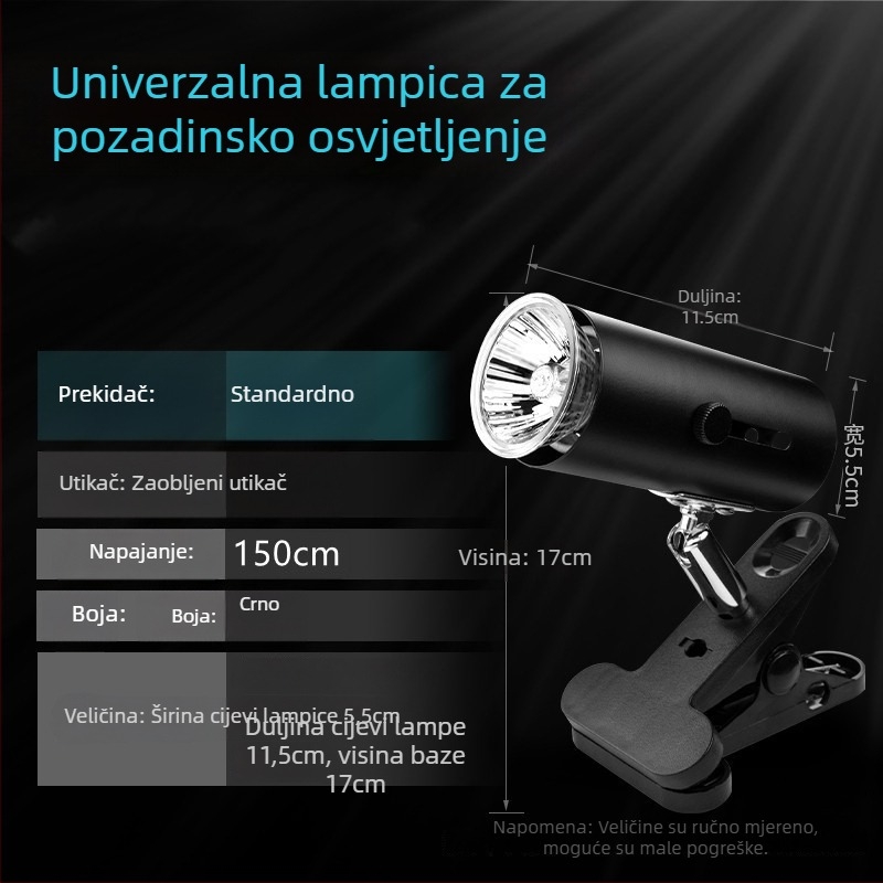 Lingling Lampa za Kornjače — Osvjetljenje s potpunim spektromom za penjačke kućne ljubimce, 1 kg