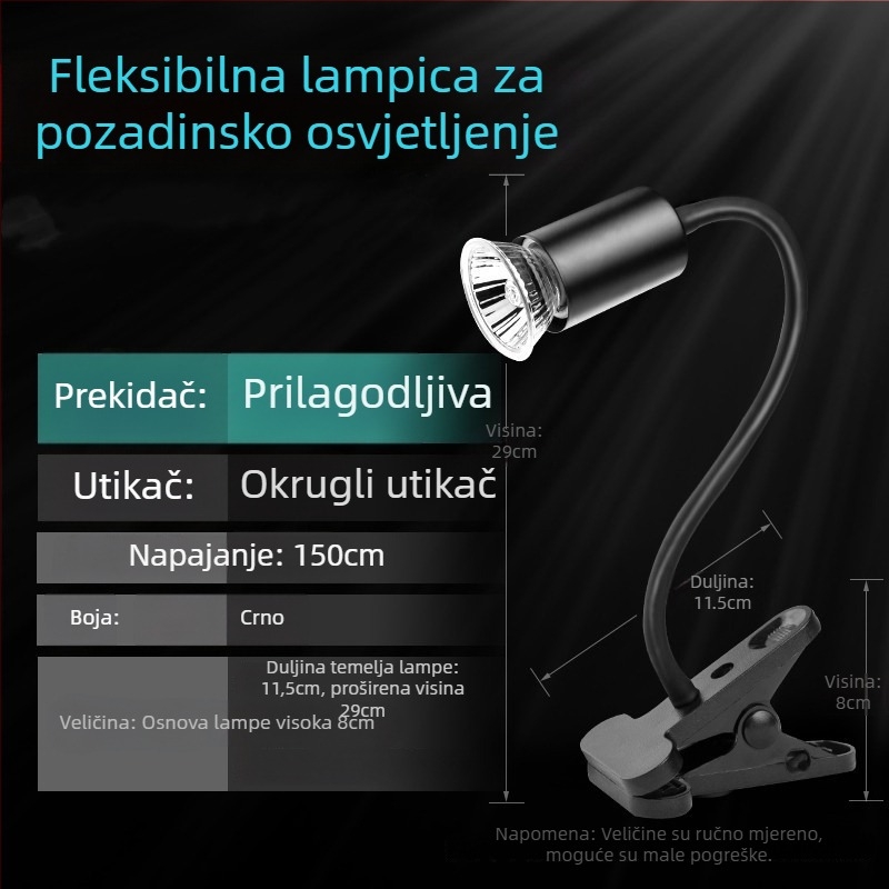 Lingling Lampa za Kornjače — Osvjetljenje s potpunim spektromom za penjačke kućne ljubimce, 1 kg