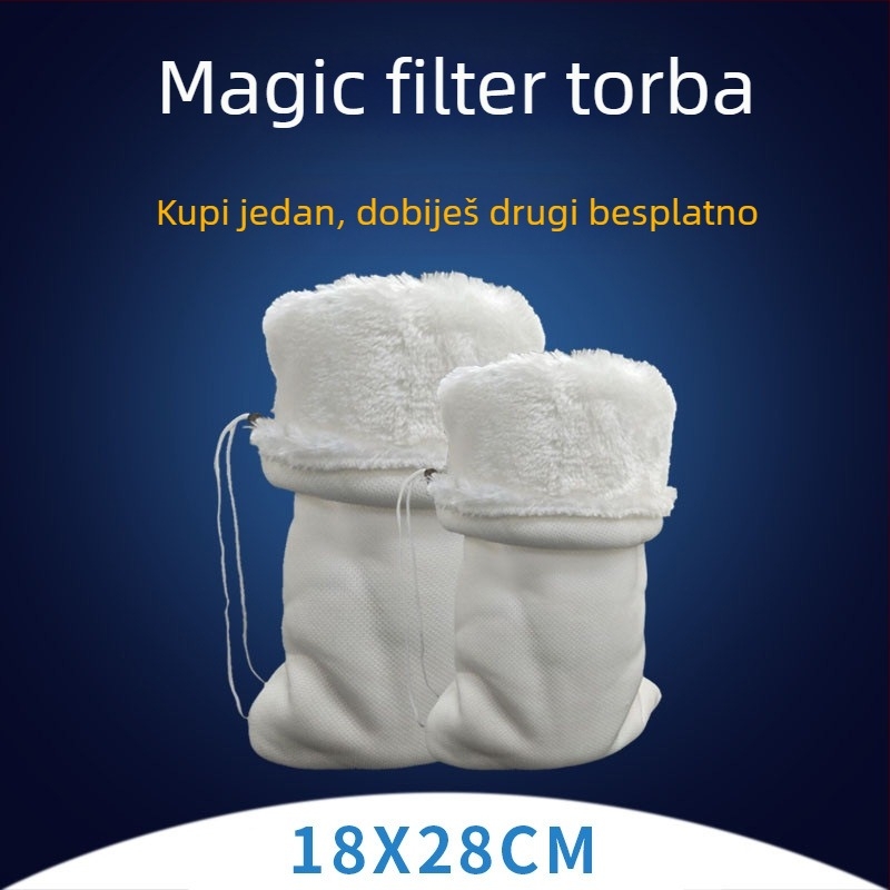 Duo Fish akvarijski filter mata — materijal za filtriranje, suho/vlažno razdvajanje