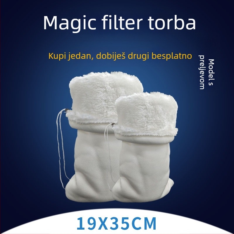 Duo Fish akvarijski filter mata — materijal za filtriranje, suho/vlažno razdvajanje