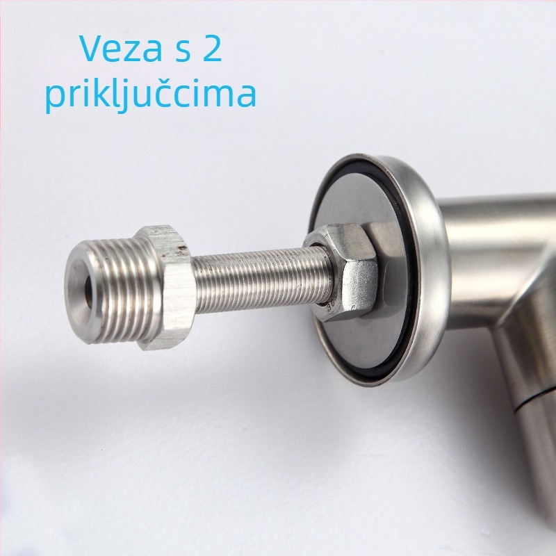 Kuhinjska slavina s magnetskom funkcijom, od nehrđajućeg čelika 304, model SUS4635, keramički jezgreni ventil, nazivni tlak 1 MPa, promjer sjedišta ventila 32–40 mm