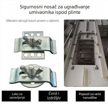 Nerđajući čelični nosači za umivaonik postavljen ispod kamene ploče; Materijal: metal; Model: Stainless steel basin fasteners; Stil: Drugo