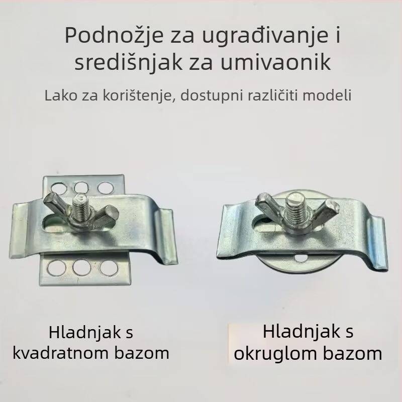 Nerđajući čelični nosači za umivaonik postavljen ispod kamene ploče; Materijal: metal; Model: Stainless steel basin fasteners; Stil: Drugo