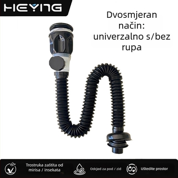 Odvod za umivaonik od keramike, dvostruki dizajn, protiv mirisa, dvostruka upotreba