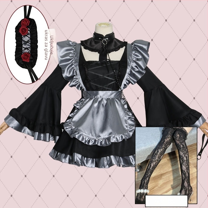 Dressing Doll Xiaoyao Uniform Lolita Cosplay, mekana poliester tkanina, ženski lik