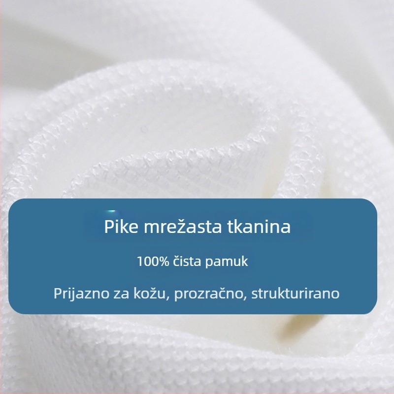 Pamučno polo za djecu - dugi rukav, unisex, sve sezone (za djecu od 3 do 8 godina)