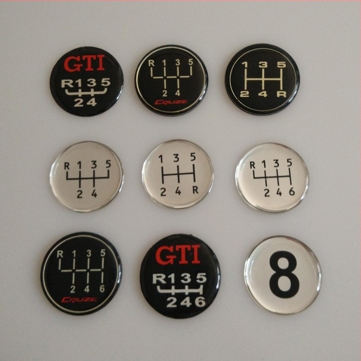 Naljepnica za glavu mjenjača s valovitim uzorkom, za 5. i 6. brzinu, Iveco R24 ručni mjenjač