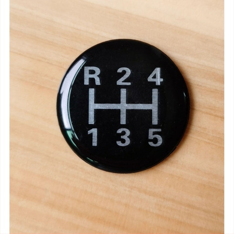 Naljepnica za glavu mjenjača s valovitim uzorkom, za 5. i 6. brzinu, Iveco R24 ručni mjenjač