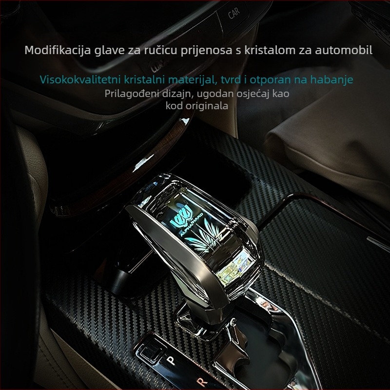 JDM kristalna ručica mjenjača, univerzalna, model 12656, svijetleća