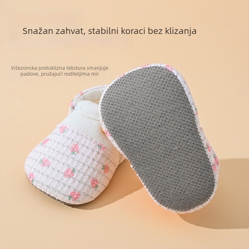 Cipele za djecu predškolske dobi - platnene gornje, mekana potplata, protuklizno, prozračne, elastična traka za zatvaranje