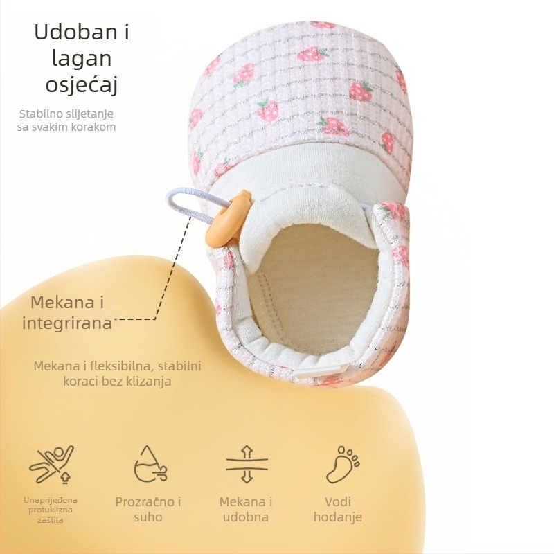 Cipele za djecu predškolske dobi - platnene gornje, mekana potplata, protuklizno, prozračne, elastična traka za zatvaranje