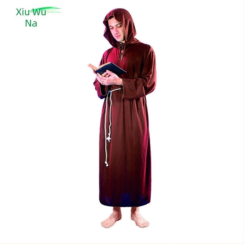 Odrasli muški Robin Hood kostim za Halloween cosplay, kostim za scenu (Brend: Show dance; Materijal: smjesa kemijskih vlakana; Spol: muški; Prigoda: scenska odjeća; Godina/sezona: proljeće 2023)