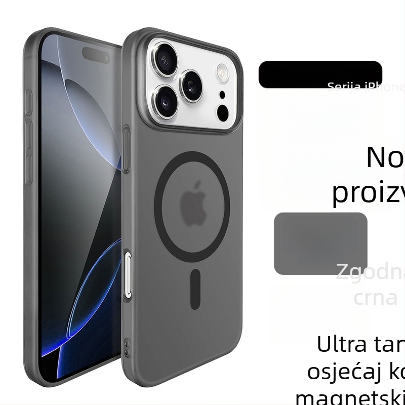 Maska za iPhone 14 i seriju iPhone 13 — magnetno pričvršivanje, zaštita od pada, PC materijal, injekcijsko oblikovanje, prilagodljivost