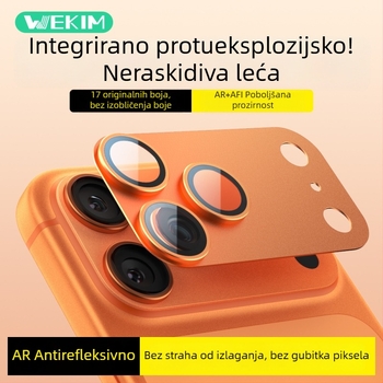 Kaljeno staklo zaštitno za kameru Apple i Xiaomi — sveobuhvatna zaštita, mat završetak, otpornost na otiske prstiju, otpornost na pad