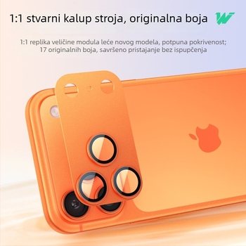 Kaljeno staklo zaštitno za kameru Apple i Xiaomi — sveobuhvatna zaštita, mat završetak, otpornost na otiske prstiju, otpornost na pad