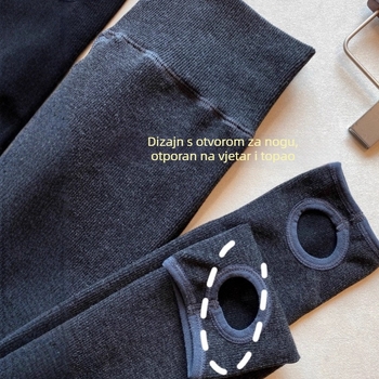 Spandeks najlonke, guste i tople, jedne boje, jednodjelni dizajn