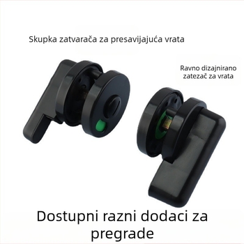 Brava za pregradni zid javne kupaonice s indikatorom zauzeto/prazno | Plastika | Sowegu | Dvodijelni set | Moderni minimalistički stil