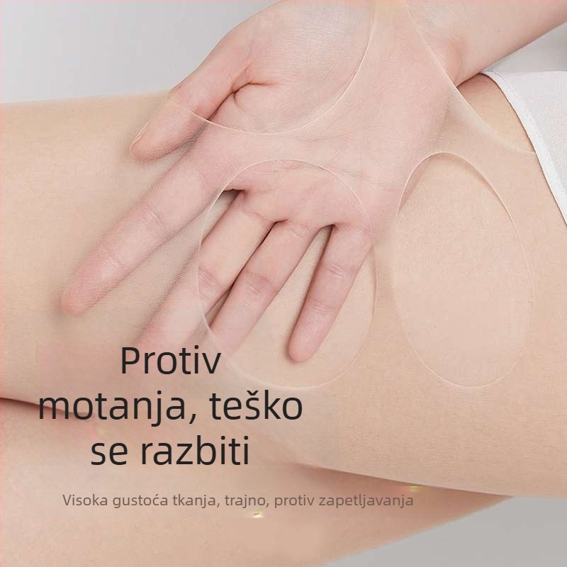 Bezšivne najlon čarape, mat završetak, anti-snag, ultra tanke, dizajn T-Crotch