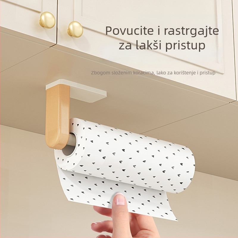 Držač kuhinjskog papirnoga ubrusa bez bušenja, od nehrđajućega čelika, anodna oksidacija, moderni minimalistički stil, marka Objects
