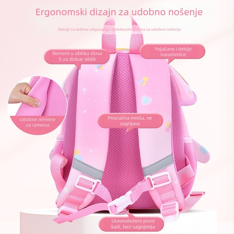 Sesame Baby ruksak za vrtić, lagan, unisex, materijal diving cloth, podstava od najlona, model 5827