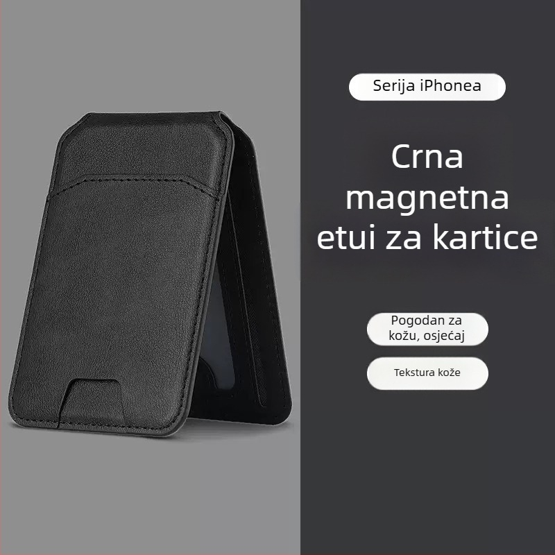 Magnetski držač kartica za iPhone 16 – dvodijelni dizajn, model Magnetic Suction Card Holder-20