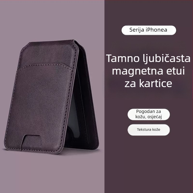 Magnetski držač kartica za iPhone 16 – dvodijelni dizajn, model Magnetic Suction Card Holder-20