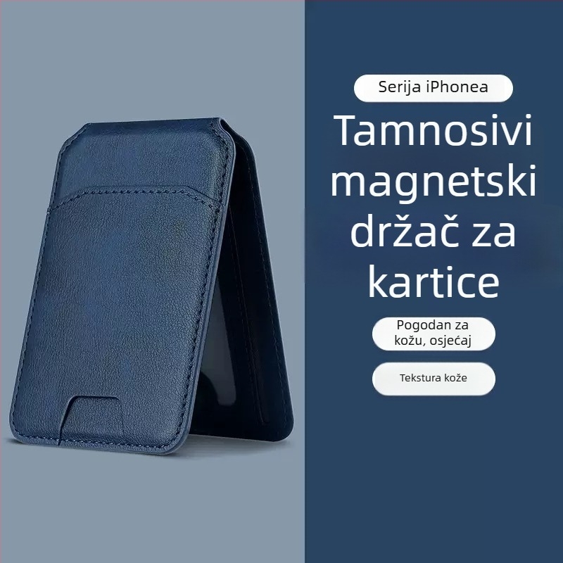 Magnetski držač kartica za iPhone 16 – dvodijelni dizajn, model Magnetic Suction Card Holder-20