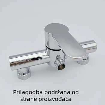 Ugradni smijeač od nehrđajućeg čelika za toplu i hladnu vodu, model JP-1018, zidna instalacija, dvostruka kontrola, keramički disk