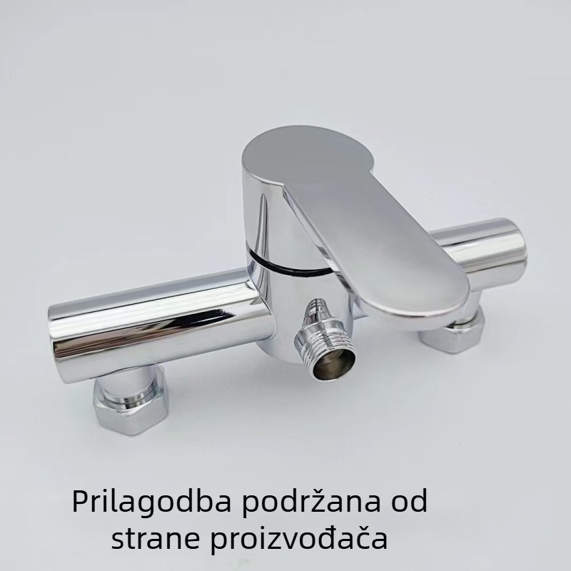 Ugradni smijeač od nehrđajućeg čelika za toplu i hladnu vodu, model JP-1018, zidna instalacija, dvostruka kontrola, keramički disk