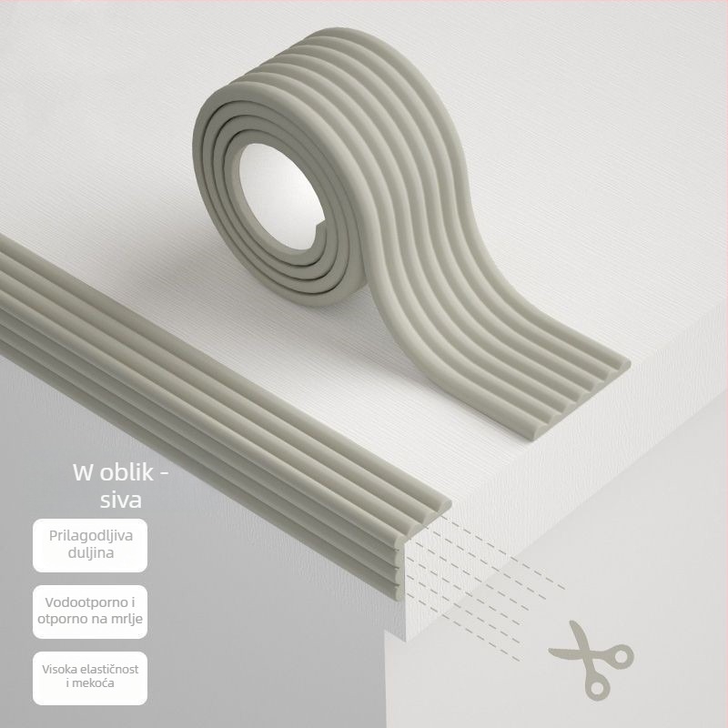 Zaštita kuta stola za djecu — bez ljepila, sigurna za bebe, mekani rub stola i zidova