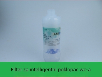 Filter za vodu za WC s prednjim priključkom i trostranim adapterom, materijal: plastika i bakar, stil: moderni minimalistički