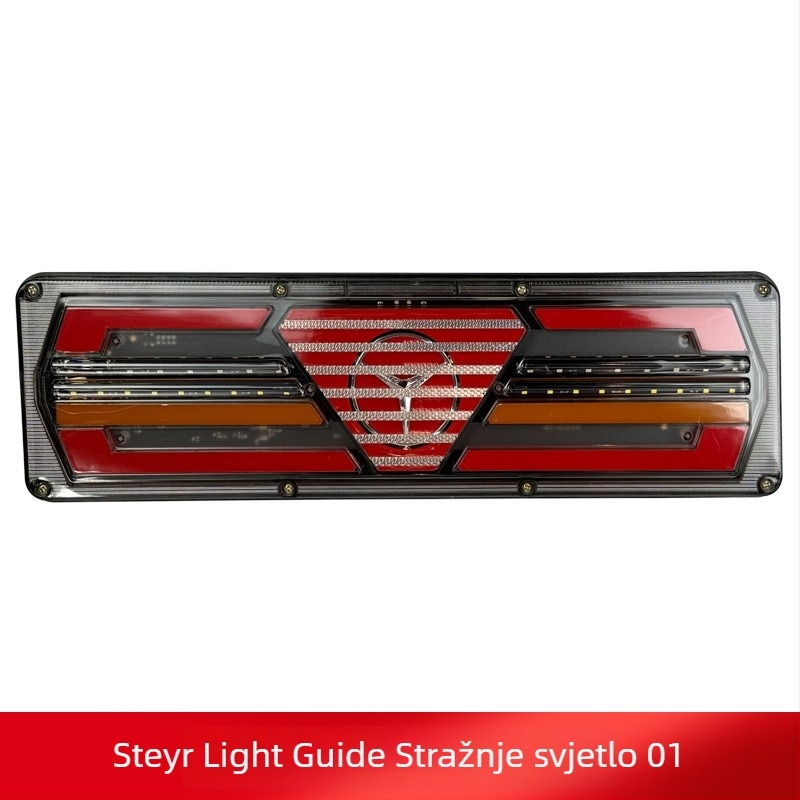 LED stražnje svjetlo Steyr light guide tail light za auto, kombi i kamion | LED izvor svjetla; Plastično kućište; Za auto, kombi i kamione; Životni vijek 50000h
