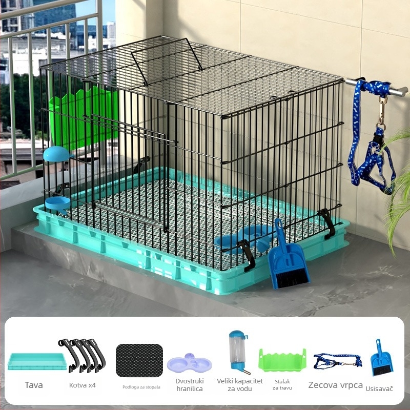 Drvena kućica za zeca za unutarnju upotrebu, luksuzan dizajn, gnijezdo-stil, anti-mokrenja