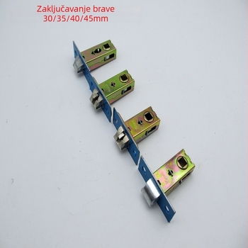 Tijelo brave za vrata kupaonice, model A-01, željezo, moderan minimalistički stil