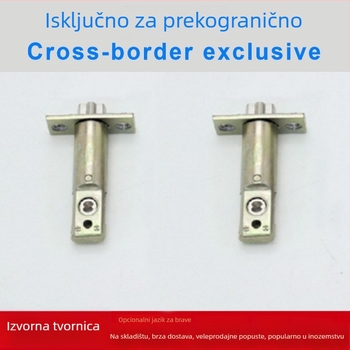 Brava za unutarnja vrata od cinka, model 60-70 plosni jezik, težina 120 g, tiho jednostruko zaključavanje, moderan minimalistički stil