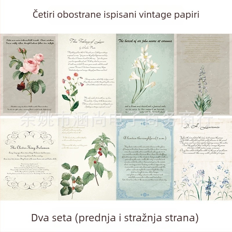 Pozadina za fotografiranje s vintage rekvizitima, starinskim engleskim papirom i notnim papirjem