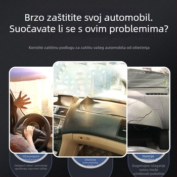 Matrica za ploču automobila s protukliznom površinom, zaštita od sunca i toplinska izolacija za središnju konzolu