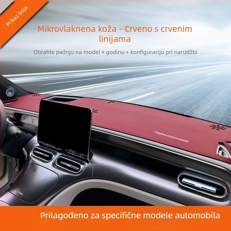 Matrica za ploču automobila s protukliznom površinom, zaštita od sunca i toplinska izolacija za središnju konzolu