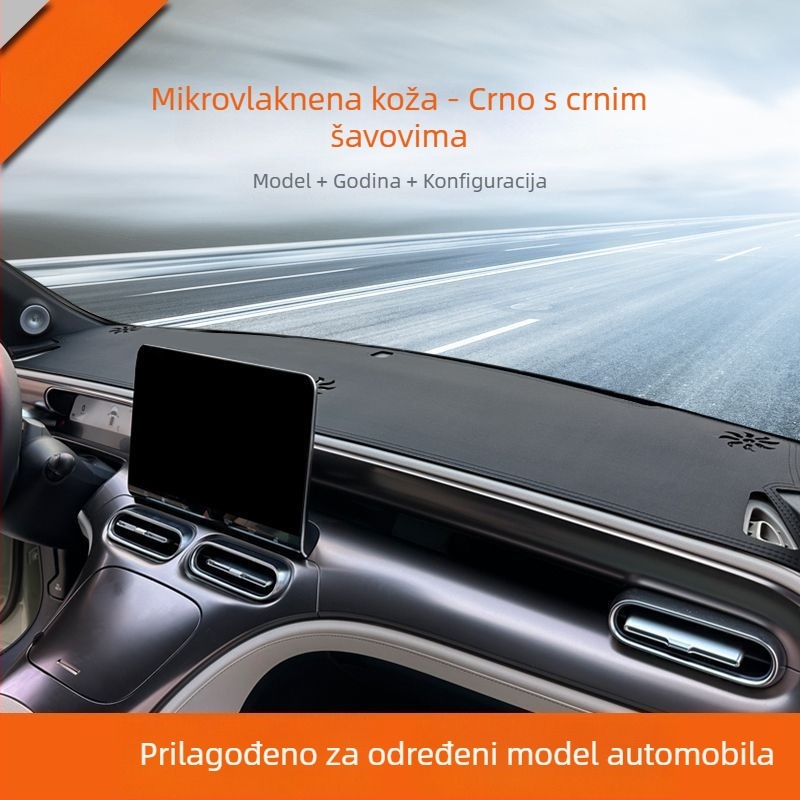 Matrica za ploču automobila s protukliznom površinom, zaštita od sunca i toplinska izolacija za središnju konzolu