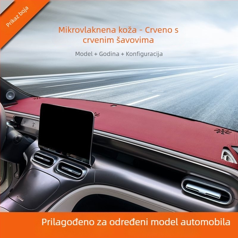 Matrica za ploču automobila s protukliznom površinom, zaštita od sunca i toplinska izolacija za središnju konzolu