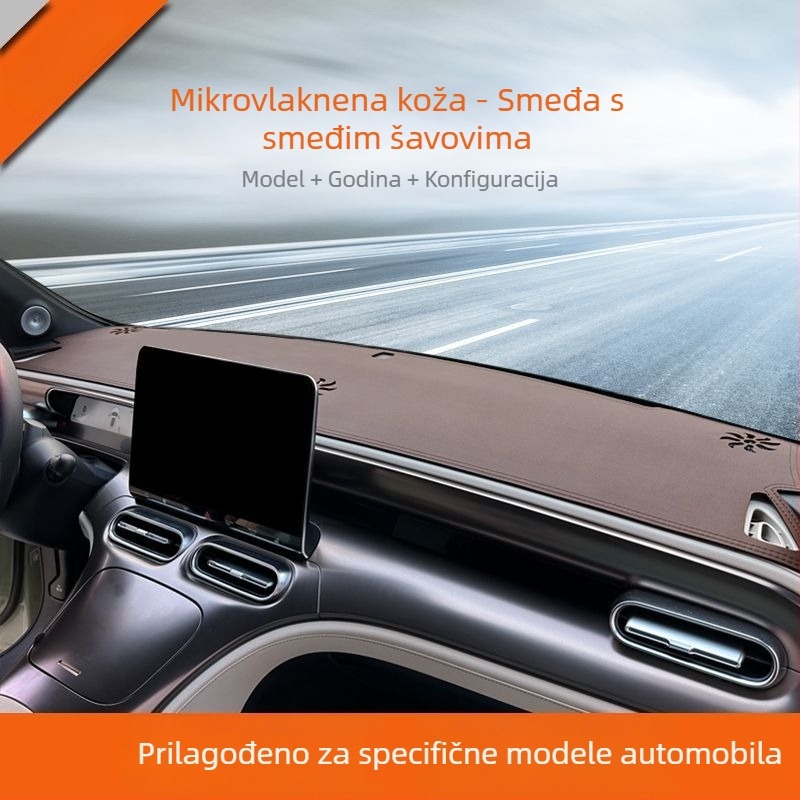 Matrica za ploču automobila s protukliznom površinom, zaštita od sunca i toplinska izolacija za središnju konzolu