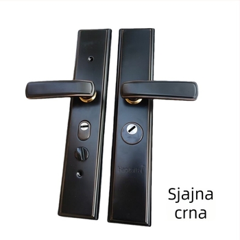 Model 1578 | Drška s zaključavanjem od nehrđajućeg čelika za vrata s zaštitom od krađe | Moderan minimalistički dizajn, pogodan za ulazna i spavaća vrata