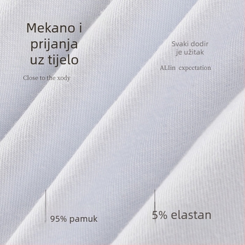 Ženske pamukaste gaćice, srednje visine struka, prozračne, nježne prema koži, uzorak u boji, pamukasta podstava u preponama
