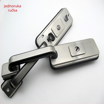 Kuka za vrata s pritiskom – nehrđajući čelik, moderan stil, model 118-05, pogodno za vrata od aluminijskog legura