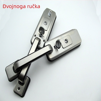 Kuka za vrata s pritiskom – nehrđajući čelik, moderan stil, model 118-05, pogodno za vrata od aluminijskog legura