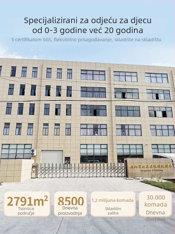 Beilun 100% pamuk novorođenčadi hlače s visokim strukom i otvorom između nogu, za proljeće i jesen
