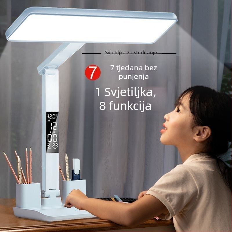 Stolna lampa za učenje s zaštitom vida, USB/strujno napajanje, glasovno upravljanje, jednostavan moderni stil, 36V i niže, 100–300W